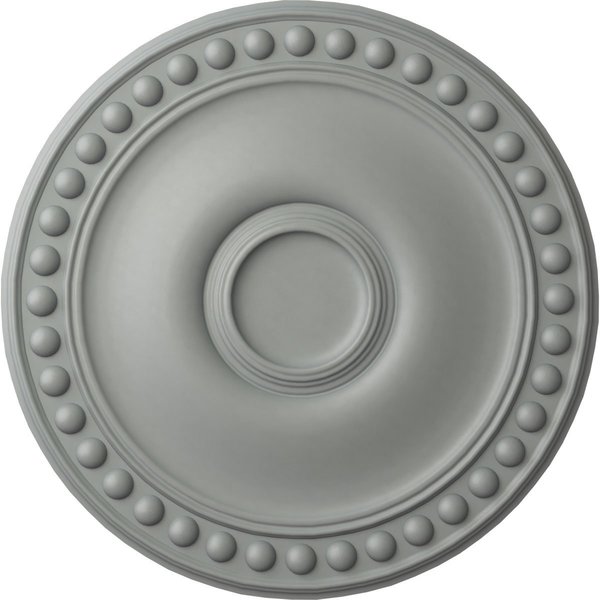 Ekena Millwork Foster Ceiling Medallion (Fits Canopies up to 5 5/8"), 19 1/8"OD x 1"P CM19FO